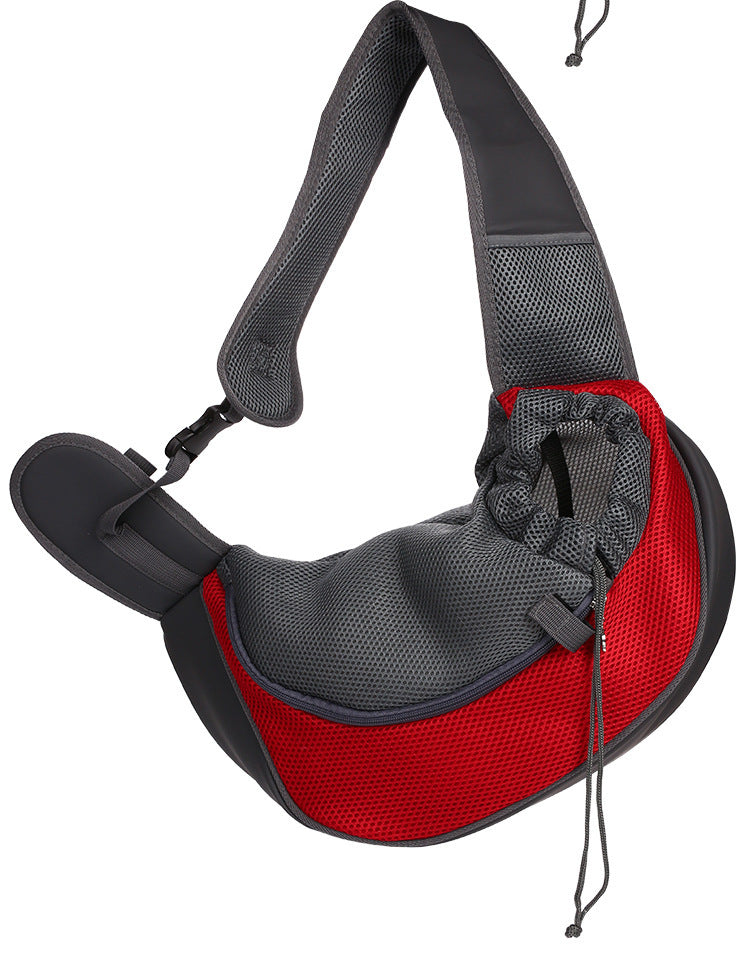 Small Dog & Cat Travel Sling Bag – Breathable Shoulder Pet Carrier