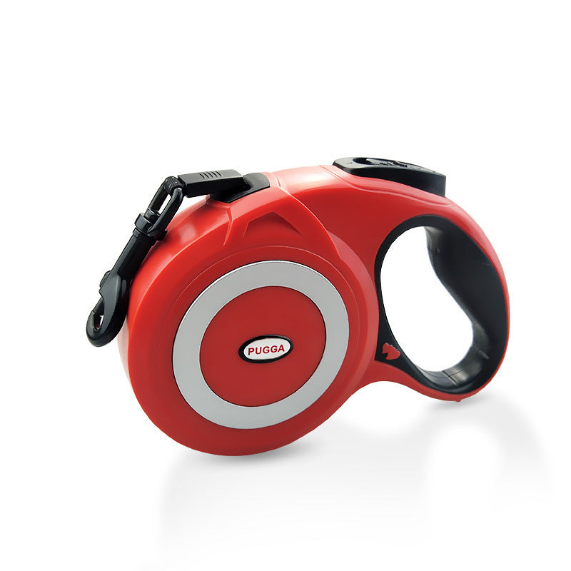 Retractable Dog Leash – 5M/8M Heavy Duty Flat Belt for Large Dogs