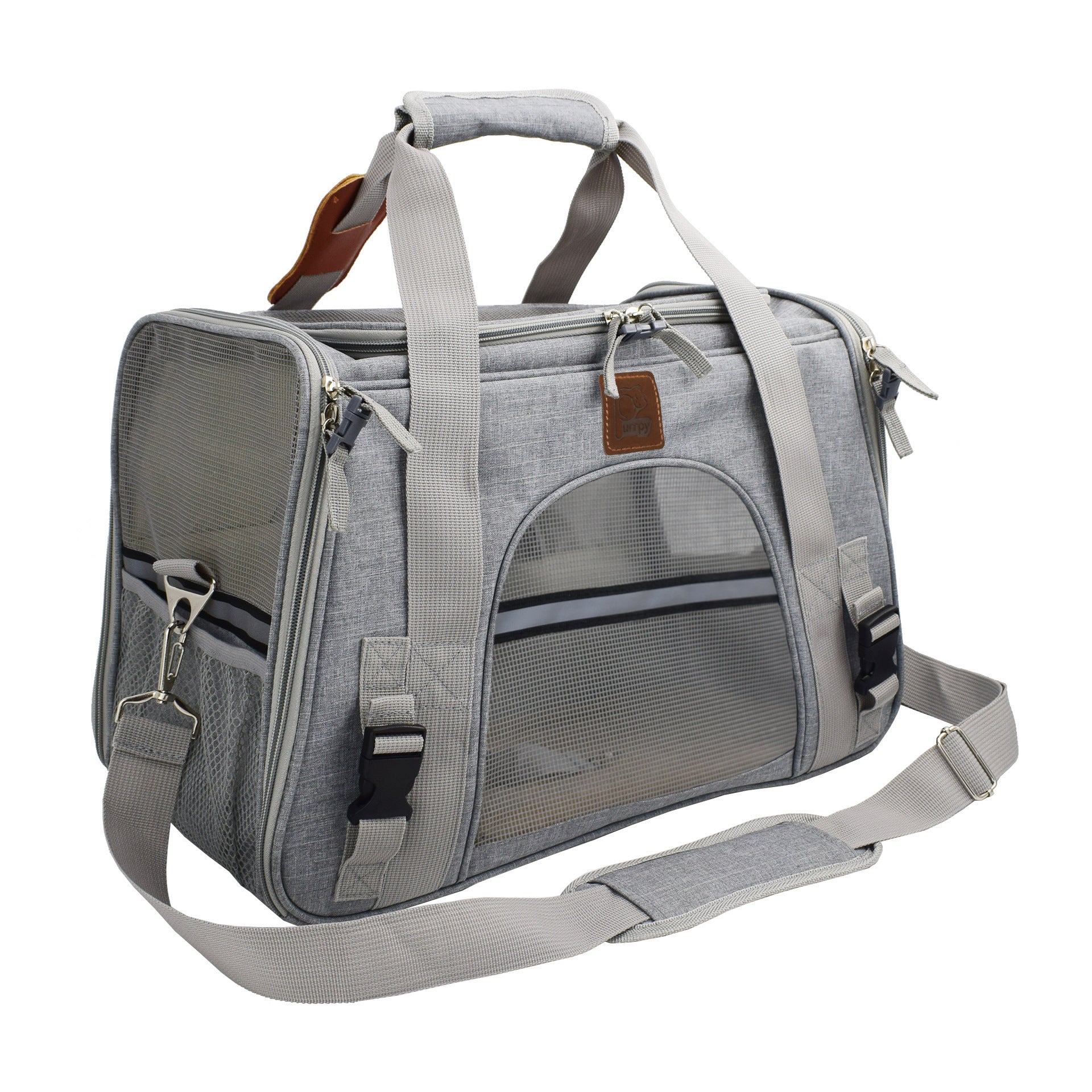Dog Carrier Travel Bag – Soft-Sided Pet Car Seat & Airline Approved Carrier