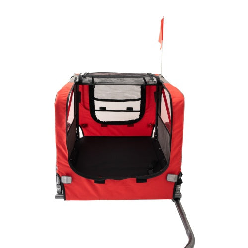 Outdoor Heavy Duty Foldable Dog Stroller – Pet Bicycle Trailer & Carrier