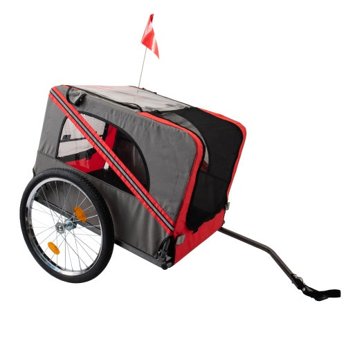 Outdoor Heavy Duty Foldable Dog Stroller – Pet Bicycle Trailer & Carrier