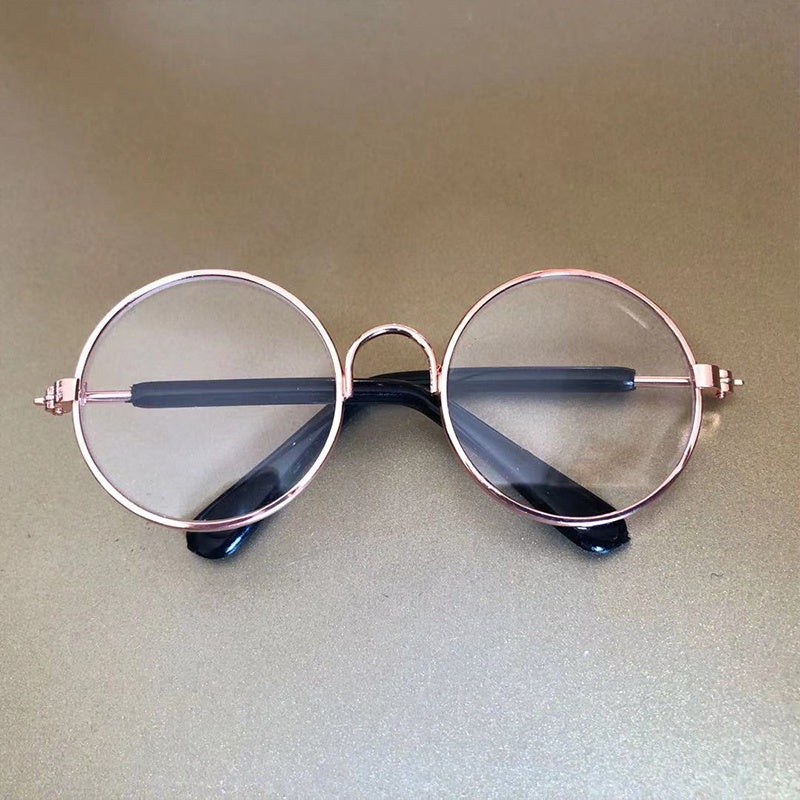 Retro Pup Shades – Trendy Round Glasses for Toy & Small Breeds
