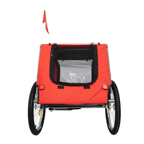 Outdoor Heavy Duty Foldable Dog Stroller – Pet Bicycle Trailer & Carrier