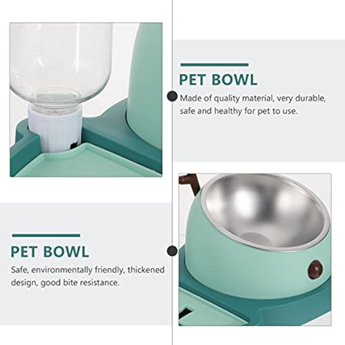 Dog Slow Feeder Bowl with Stainless Steel Insert – Anti-Choke & Detachable Water Tray