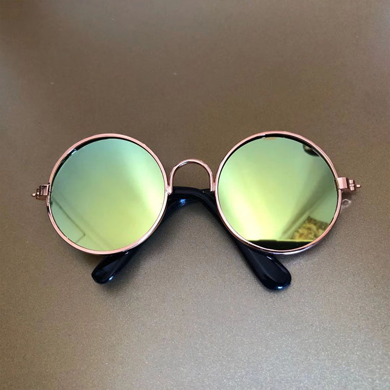 Retro Pup Shades – Trendy Round Glasses for Toy & Small Breeds