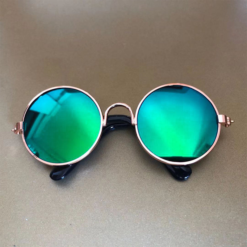 Retro Pup Shades – Trendy Round Glasses for Toy & Small Breeds