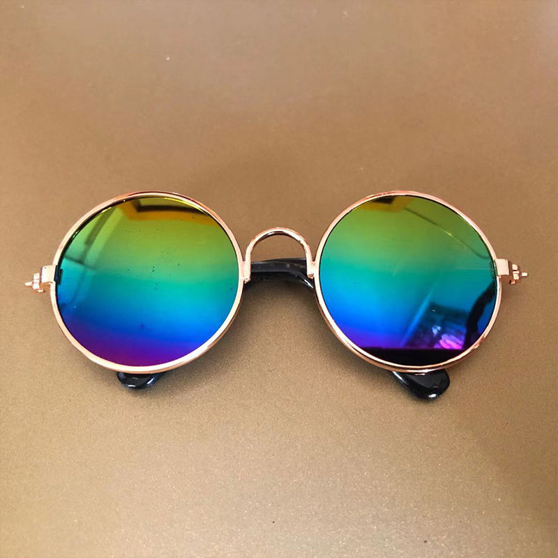 Retro Pup Shades – Trendy Round Glasses for Toy & Small Breeds